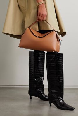 T-Lock Textured-Leather Shoulder Bag, £1,070| TOTEME