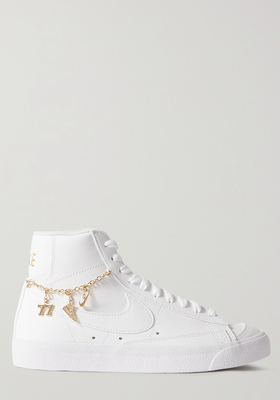 Blazer Mid '77 LX Embellished Leather Sneakers from Nike