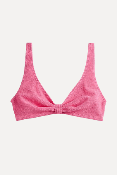 Textured Triangle Bikini Top from & Other Stories