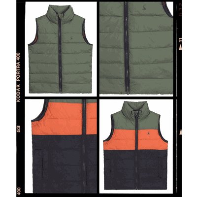 Green Reversible Gilet from Joules