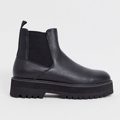 Chunky Sole Chelsea Boots from ASOS