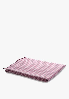 Piglet in Bed Gingham Linen Tablecloth from John Lewis