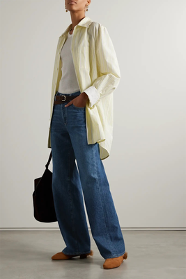 Annina High-Rise Wide-Leg Organic Jeans, £300
