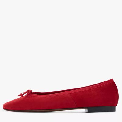 Chiswick Suede Ballerina Shoes from Jigsaw