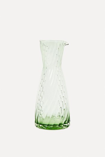 Elena Swirl Glass Carafe from Oliver Bonas