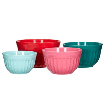 Set Of 4 Nesting Melamine Mixing Bowls from John Lewis & Partners