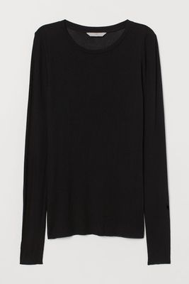 Silk Jersey Top from H&M