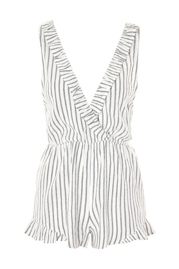 Frill Wrap Playsuit from Topshop