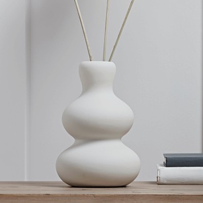 Earthenware Ripple Vase from Cox & Cox