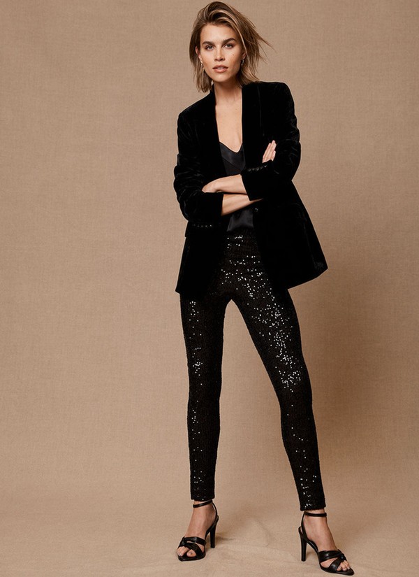 Sequin Skinny Legging