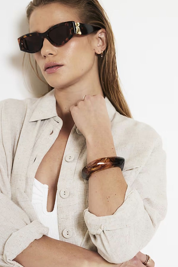 Brown Resin Bangle from River Island