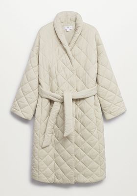 Belted Quilted Coat  from Mango 
