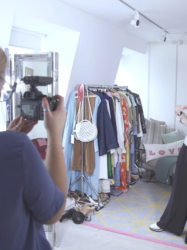 SheerLuxe Behind-The-Scenes: We Look Inside The Wardrobes Of Two Fashion Stars