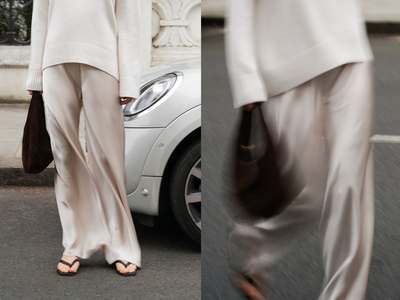 Bias Satin Pants, £280 | Almada