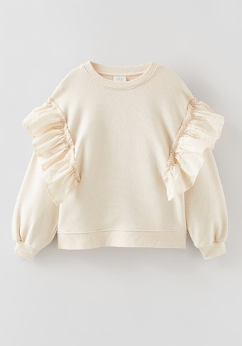 Frilled Sweatshirt