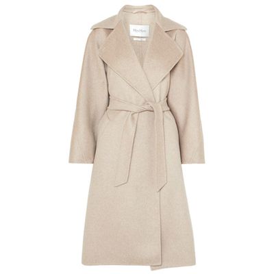 Belted Brushed-Cashmere Coat from Max Mara