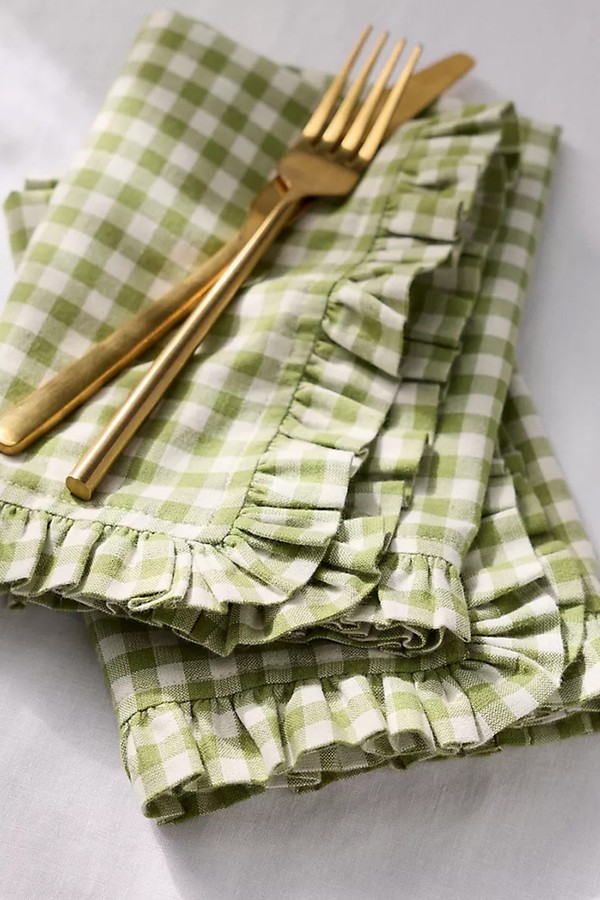 Set Of 2 Brynn Gingham Napkins