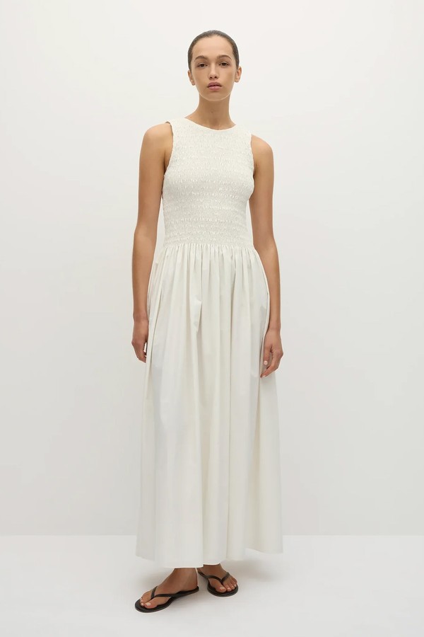 Faithfull ALENA MAXI DRESS - WHITE