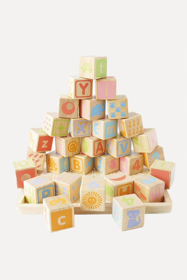 Petilou Wooden Educational ABC Wooden Blocks from Le Toy Van