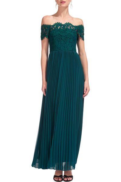 Bardot Lace Pleat Maxi Dress from Whistles