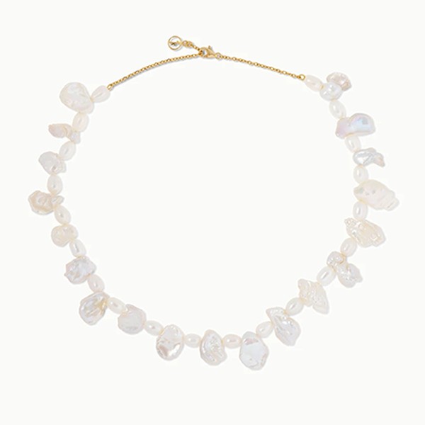 Gold-Plated Pearl Necklace from Anissa Kermiche