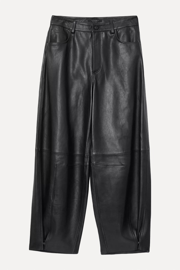 Jett Lea Wide Leg Leather Trousers from AllSaints 
