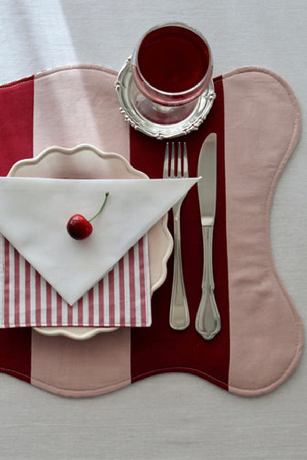La Belle Vie Cerise Placemat from L'amour Des Bonbons