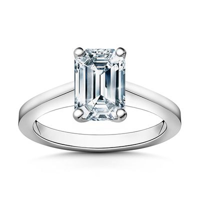 Classic Tapered Solitaire Engagement Ring