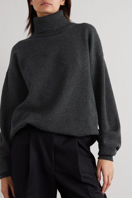 Tilde Oversized Merino Wool Turtleneck Sweater, £455 | Dries Van Noten