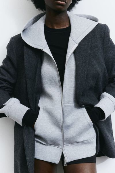 Oversized Twill Blazer 