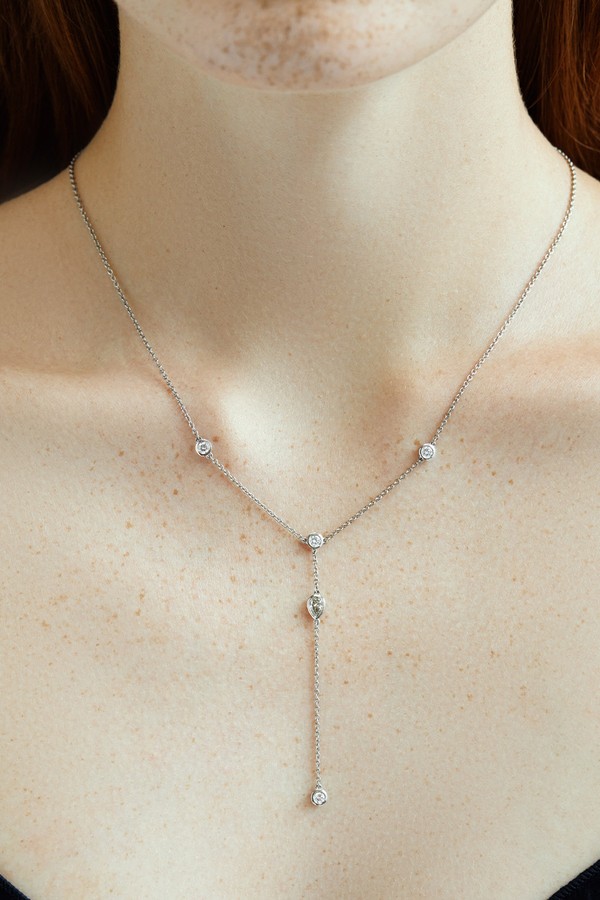 Rae 0.60cts Drop Necklace