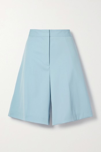 Wool-Blend Twill Shorts from Oscar De La Renta