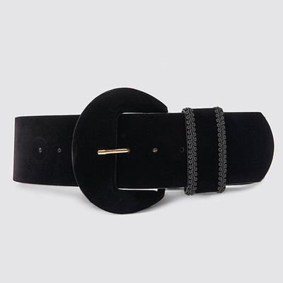Wide Velvet Belt from Zara
