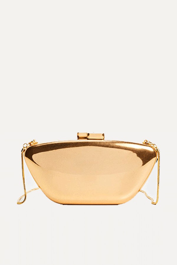 Metallic Clutch Bag from Mango