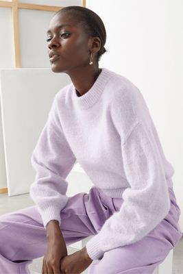 Fuzzy Wool Blend Sweater from & Other Stories