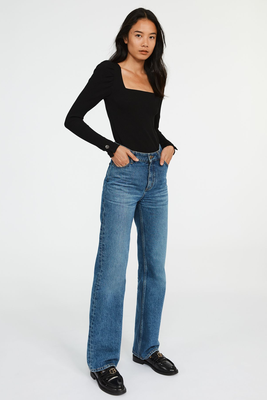 Long Sleeved Ribbed T-Shirt from Claudie Pierlot