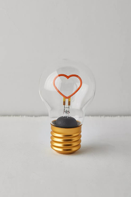 Cordless LED Heart Lightbulb from Urban Outfitters