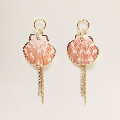 Shell Earrings from Mango