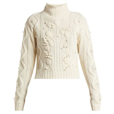 Wool Knit High Neck Sweater from Joseph