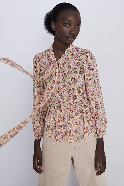 Floral Print Blouse