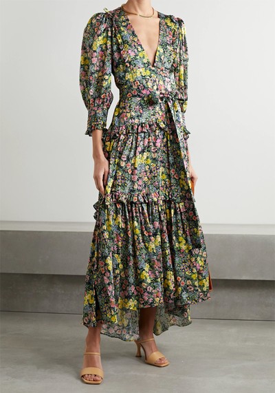 Venetian Island Belted Maxi Dress from LoveShackFancy