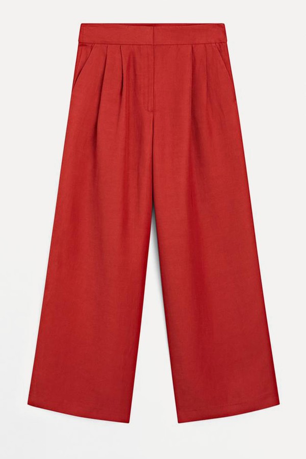 Flowing Trousers With Darts from Massimo Dutti