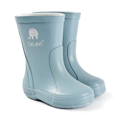 Smoke Blue Basic Rain Boots from Alex And Alexa