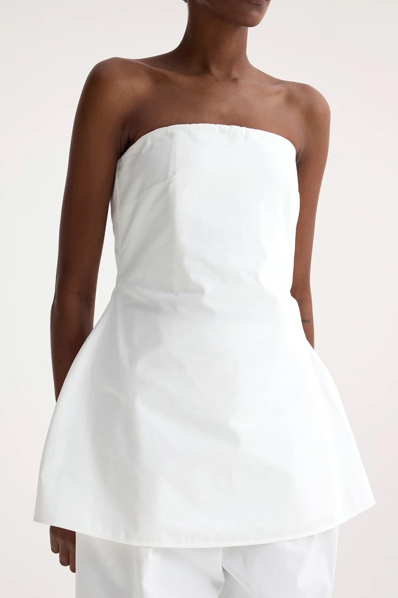Sculptural Cotton Top from Rôhe