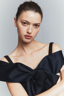 Bow-Detail Off-The-Shoulder Dress from H&M
