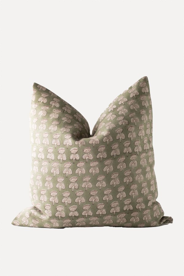 Block Print Pillow Cover from HabitationBoheme