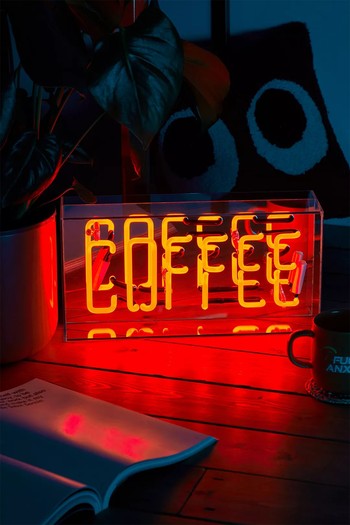 Neon Coffee Box Light  from Urban Outfitters