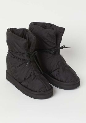 Ankle Laced Nylon Boots from H&M