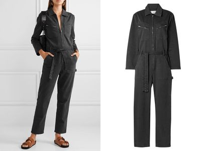 Flories Belted Denim Jumpsuit from Iro