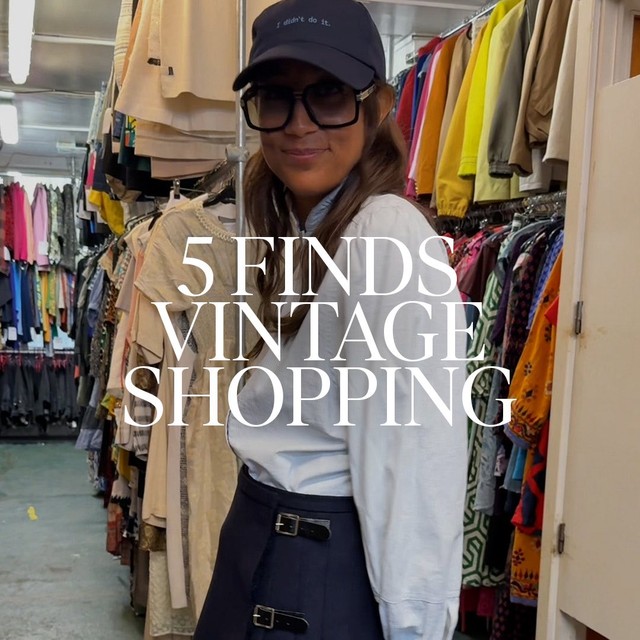 Next up in our 5 Finds series, @rabeaschif heads to Notting Hill in search of some mega pre-loved fi